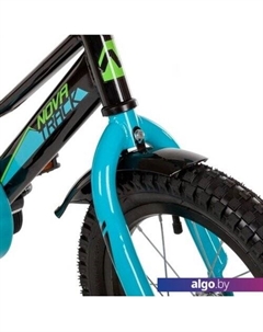 Детский велосипед Valiant 14 2022 143VALIANT.BK22 (черный) Novatrack