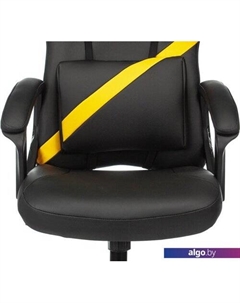 Кресло Бюрократ Driver (черный/желтый) Zombie