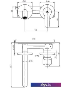 Смеситель Torino-1F PM0009 Rubineta