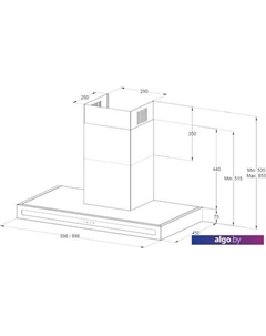 Кухонная вытяжка KHC 9877 N Korting