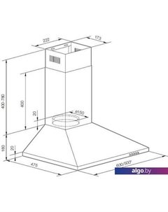 Кухонная вытяжка DHP 50.0 S Graude