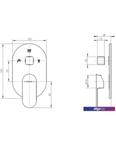 Смеситель Gina P69194C-ENG Bravat
