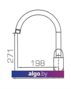 Смеситель Pure F7105161C Bravat