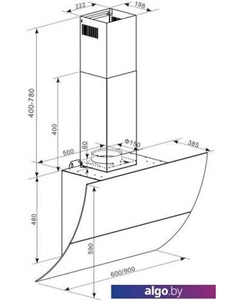 Кухонная вытяжка DH 90.3 WE Graude
