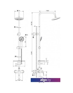 Душевая система LM0462C Lemark