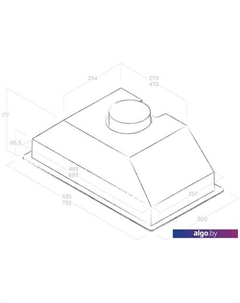 Кухонная вытяжка Era C BL/A/52 Elica