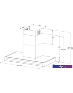 Кухонная вытяжка KHC 6877 N Korting
