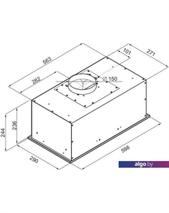 Кухонная вытяжка Crosby Power 60 (нержавеющая сталь) Maunfeld