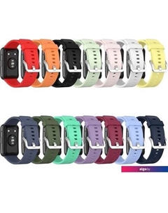 Ремешок силиконовый для Huawei Watch FIT, Watch FIT Elegant (розовый) Rumi