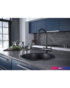 Смеситель Heller He213218-418 (черный металлик) Paulmark