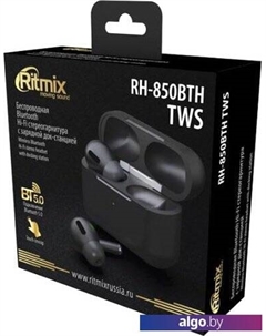 Наушники RH-850BTH TWS (черный) Ritmix
