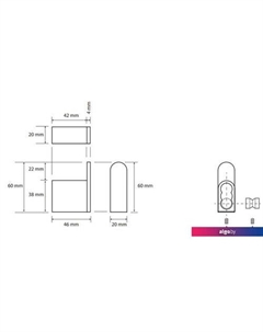 Крючок для ванны Galla 108106020 Bemeta