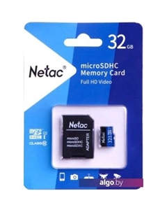 Карта памяти P500 Standard 32GB NT02P500STN-032G-R + адаптер Netac