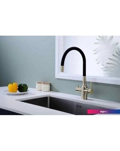 Смеситель Salix Sa213419-BR (черный/бронза) Paulmark