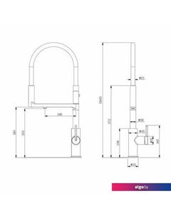 Смеситель Tornado TO213402-431 (белый матовый) Paulmark