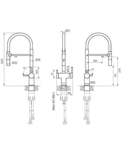 Смеситель Gravity Gr213188-G Paulmark