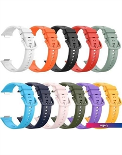 Ремешок силиконовый для Huawei Watch FIt 2 (фиолетовый) Rumi