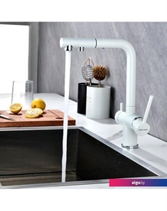 Смеситель Serpentine SE213222-431 (белый матовый) Paulmark