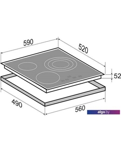 Варочная панель CN 39.6 B Zigmund & shtain