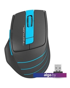 Мышь Fstyler FG30S (черный/голубой) A4tech