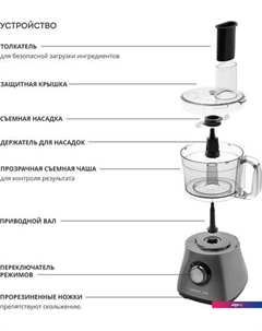 Кухонный комбайн GL2314 Galaxy line
