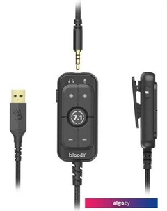 Наушники Bloody M590i (черный/желтый) A4tech