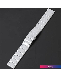 Браслет Ceramic 22 мм (жемчужный белый) Rumi