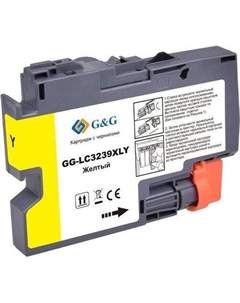 Картридж GG-LC3239XLY (аналог Brother LC3239XLY) G&g