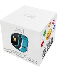 Детские умные часы KidPhone 2 (черный/синий) Elari