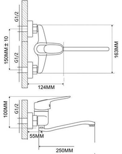 Смеситель EC0243 Econoce