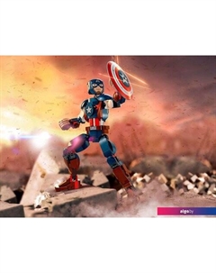 Конструктор Marvel Super Heroes 76258 Сборная фигурка Капитана Америки Lego