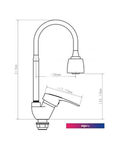 Смеситель EC0291BL Econoce