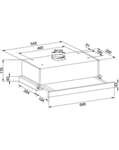 Кухонная вытяжка Technology Slim 850 60 S (черный) Zorg