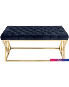 Банкетка Инсигния велюровая черный Stool group