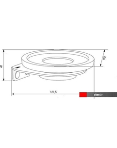 Мыльница Noa NOABLG0i42 Iddis