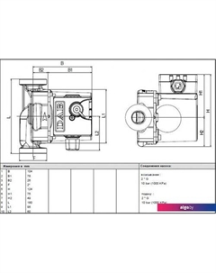 Циркуляционный насос VA 55/180X(1"1/4) Dab