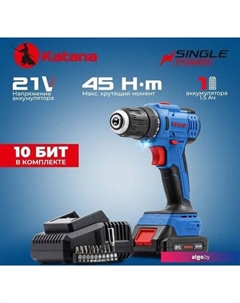 Дрель-шуруповерт CD 3000 (с 1-им АКБ 1.5 Ач) Katana