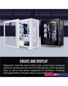 Корпус CTE T500 TG ARGB Snow CA-1X8-00F6WN-01 Thermaltake