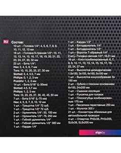 Универсальный набор инструментов FK-41391-5 (139 предметов) Forcekraft