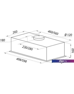 Кухонная вытяжка Crosby Light (C) 60 (белый) Maunfeld