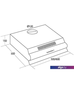 Кухонная вытяжка P3060 WK-7 (белый) Akpo