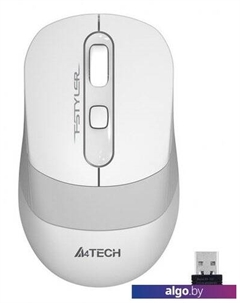 Мышь Fstyler FG10S (белый/серый) A4tech