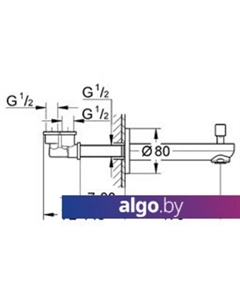 Излив Eurosmart Cosmopolitan 13262000 Grohe