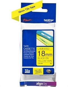 Картридж-лента для термопринтера TZe-641 (18 мм, 8 м) Brother