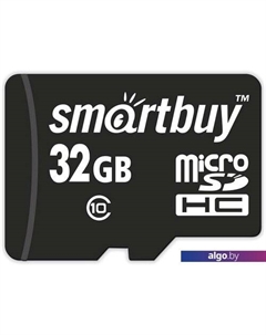 Карта памяти Smart Buy microSDHC SB32GBSDCL10-01LE 32GB (с адаптером) Smartbuy