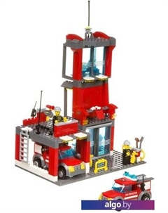 Конструктор Пожарная Служба. Пожарная станция ВВ4048 Bondibon
