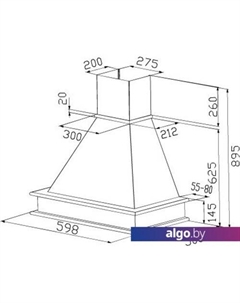 Кухонная вытяжка Country Londra FCL 602 Franke
