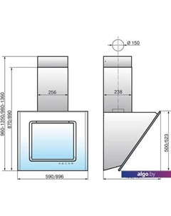 Кухонная вытяжка Оникс 90П-1000-Е4Д (белый) Elikor
