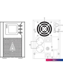 Источник бесперебойного питания Стайер 2000 ST20201 Импульс
