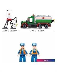 Конструктор Город M38-B0878 Бензовоз Sluban